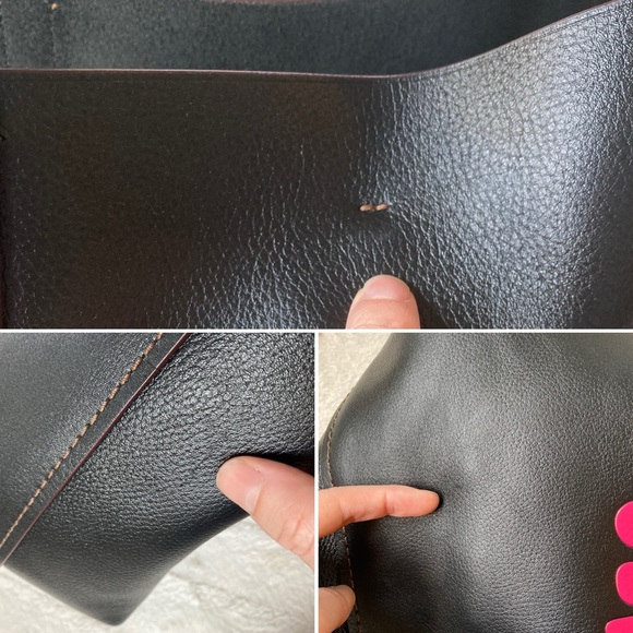 Coach X Keith Haring LOVE Shopper Tote Bag Black F11767 - Picture 7 of 16